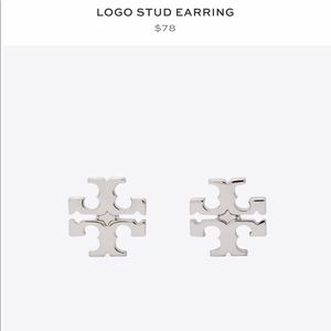 Tory Burch logo earrings